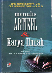 Image of Menulis Artikel dan Karya Ilmiah