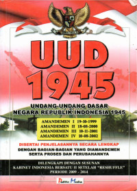 Image of UUD 1945 Amandemen I, II, III, IV.