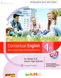 Image of Contextual English 1:  Enriched With Character Building Education For Grade X Of Senior High Schools.