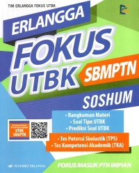 Image of ERLANGGA FOKUS UTBK SBMPTN SOSHUM