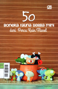 Image of 50 boneka fauna serba mini dari perca kain flanel