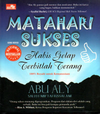 Image of Matahari Sukses, Habis Gelap Terbitlah Terang