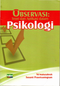 Image of Observasi: Teori dan Aplikasi dalam Psikologi