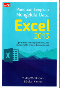 Image of Panduan Lengkap Mengelola Data Excel 2013