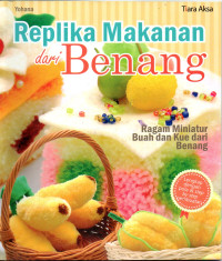 Image of Replika makanan dari benang