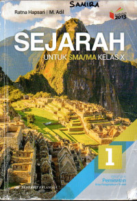 Image of Sejarah :Untuk SMA/MA Kelas X