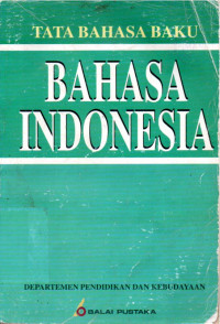 Image of Tata Bahasa Baku Bahasa Indonesia