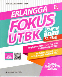 Image of Erlangga Fokus UTBK SBMPTN 2020 Santex